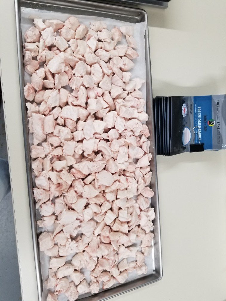 Freeze Dried Rabbit Snacks