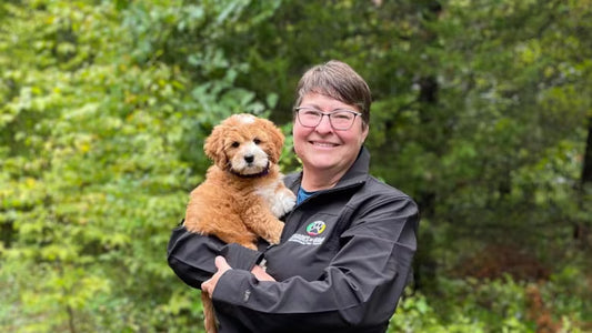 Keri Gray, Owner of Shades of Gray Indigenous Pet Treats serving up traditional meat