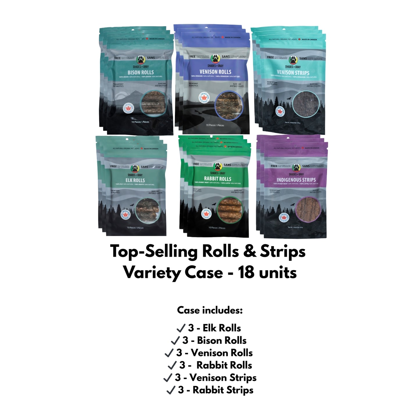 Top Selling Rolls & Strips Variety Case