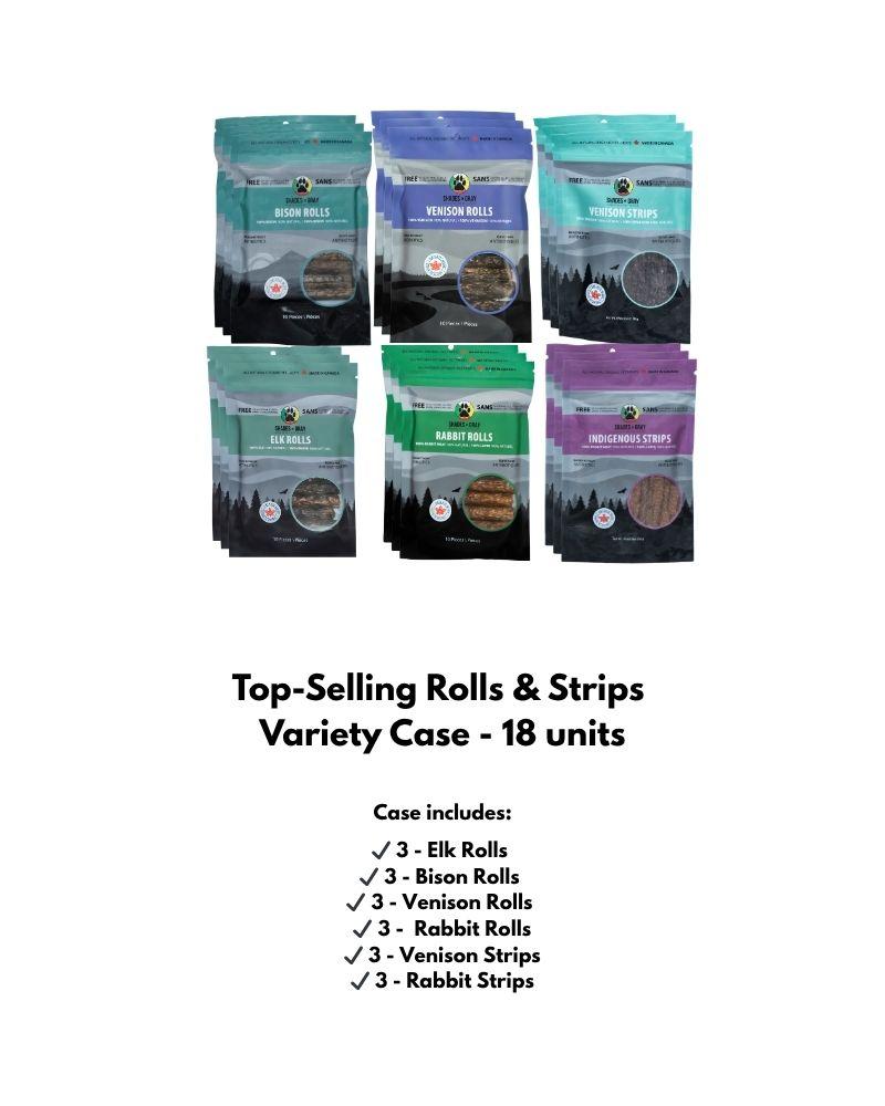 Top Selling Rolls & Strips Variety Case