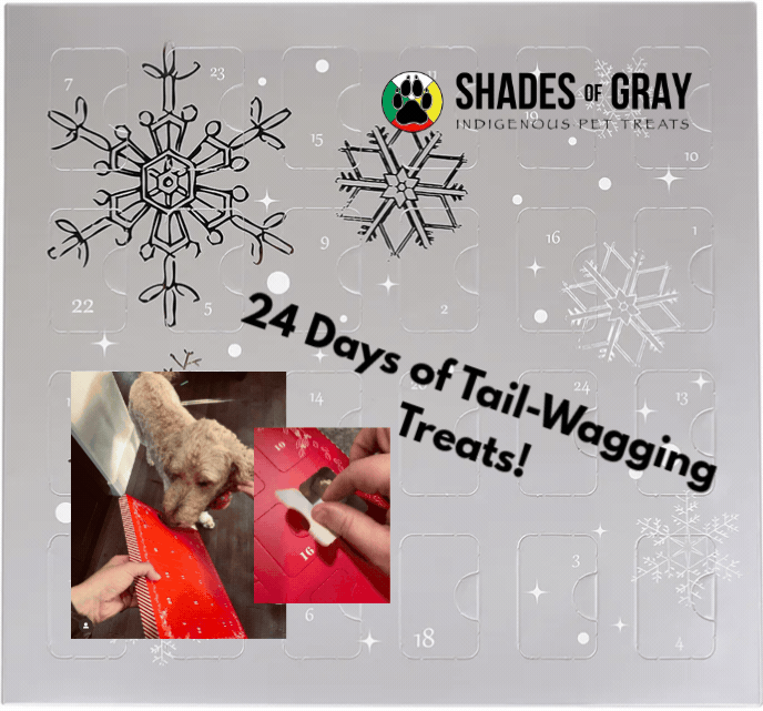 Dog Christmas Advent Calendar - 24 Days of Single-Ingredient Meat Treats for Dogs