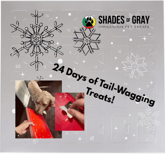 Dog Christmas Advent Calendar - 24 Days of Single-Ingredient Meat Treats for Dogs