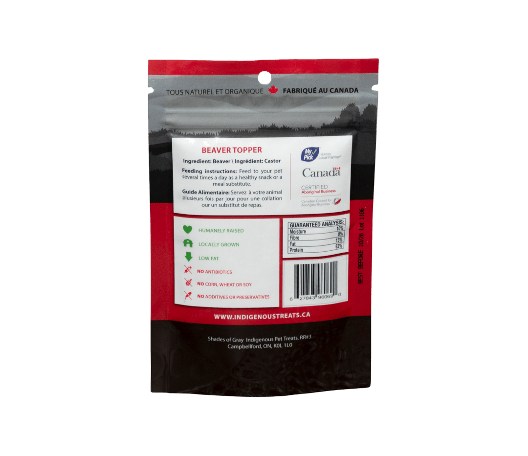 Pet treats - Beaver Topper