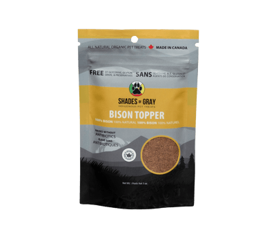 Shades of Gray Bison Topper pouch